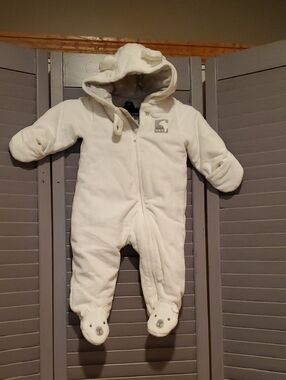 Simple Joys by Carter's Unisex Babies' Fleece Footed Jumpsuit Pram Size 3 - 6 M